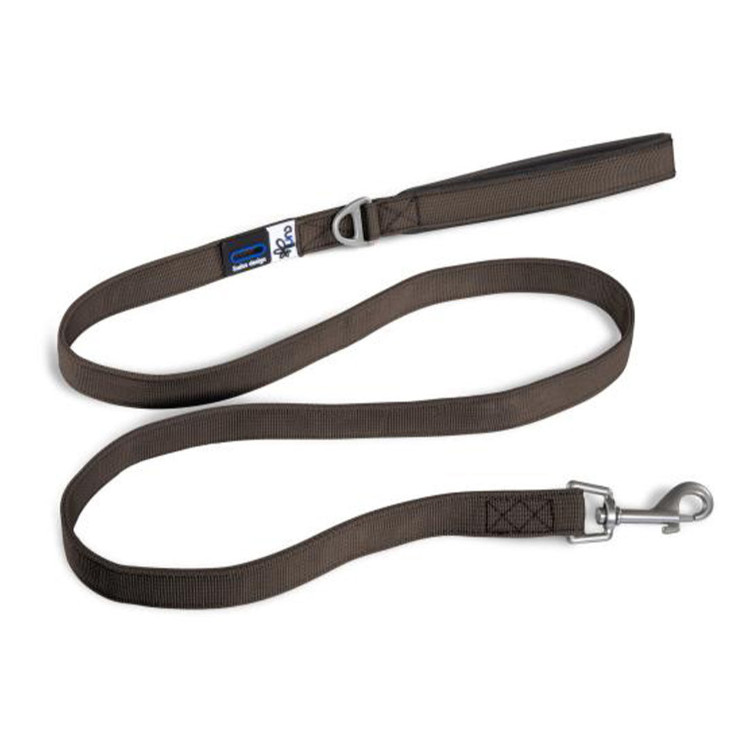 Curli Basic Brown Dog Walking Leash L 140x2 cm