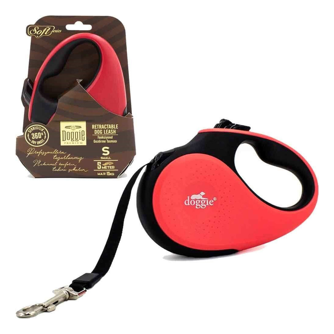 Doggie Soft Series Automatic Pink Dog Collar S 15kg 5mt