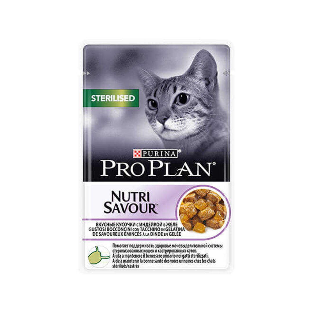 Pro Plan Sterilised Hindi Etli Kısırlaştırılmış Kedi Konservesi Pouch 85gr
