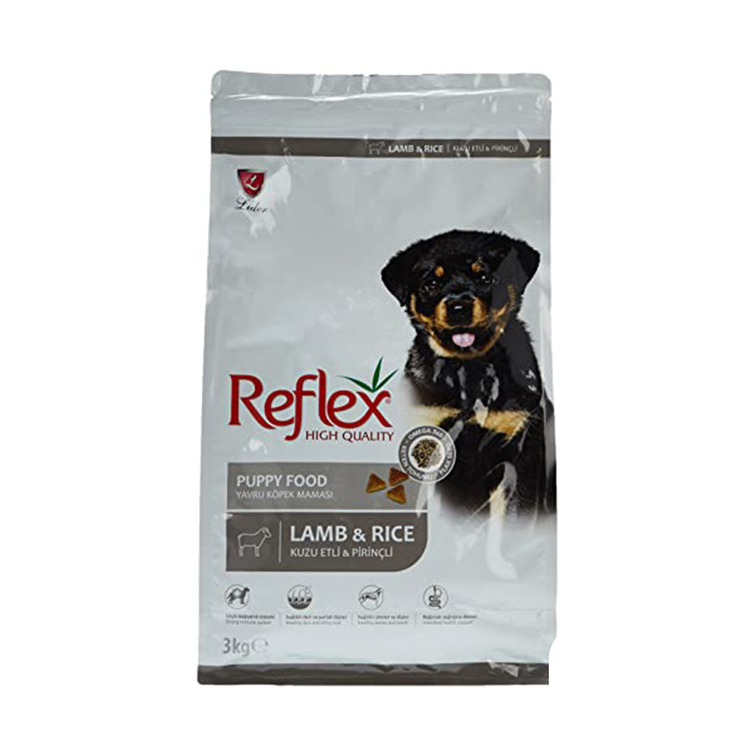 Reflex Kuzu Etli ve Pirinçli Yavru Köpek Maması 3kg