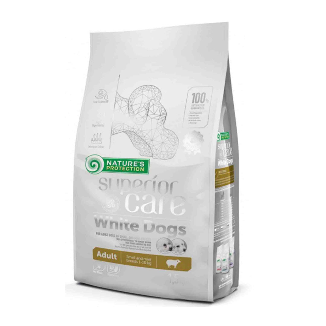 Nature′s Protection Tahılsız Beyaz Köpekler için Kuzu Etli Köpek Maması 1,5kg
