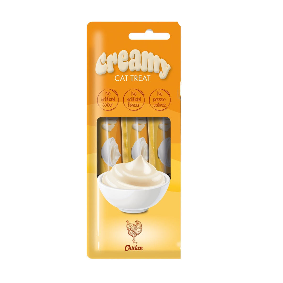 M-Pets Tavuklu Sıvı Kedi Ödül Maması 4x15gr