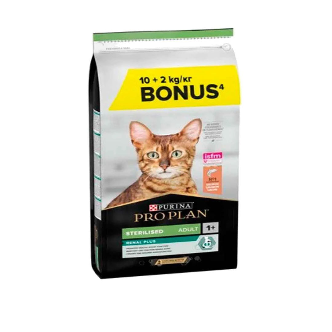 Pro Plan Sterilised Kisirlaştirilmiş Kediler Için Somonlu Kedi Mamasi 10Kg+2Kg