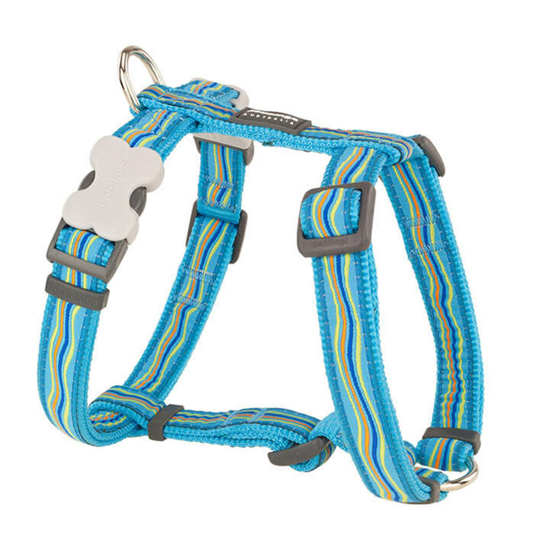 Reddingo Dreamstream Desenli Turkuaz Köpek Göğüs Tasması 25mm