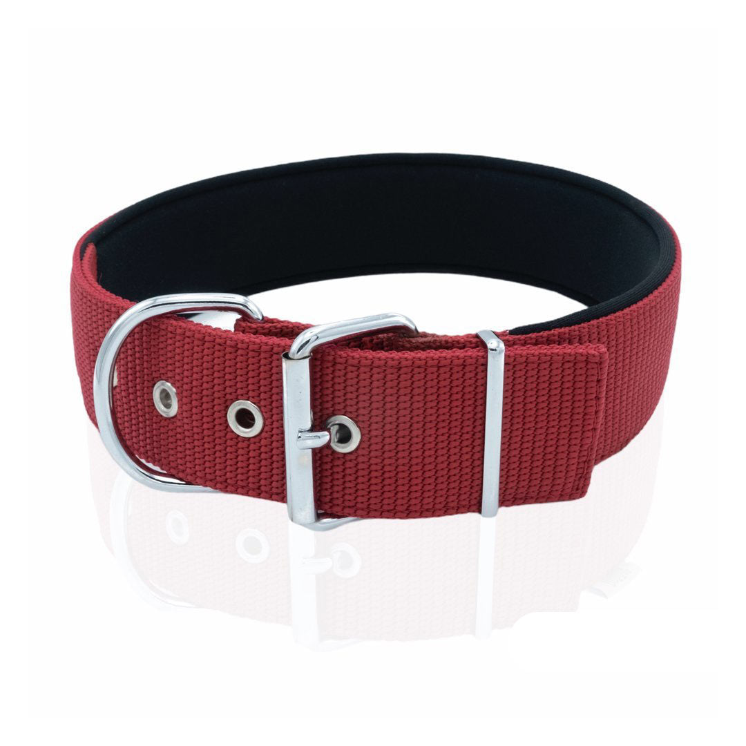 Doggie Konfor El Yapımı Dokuma Kırmızı Köpek Boyun Tasması 5x50-60 cm