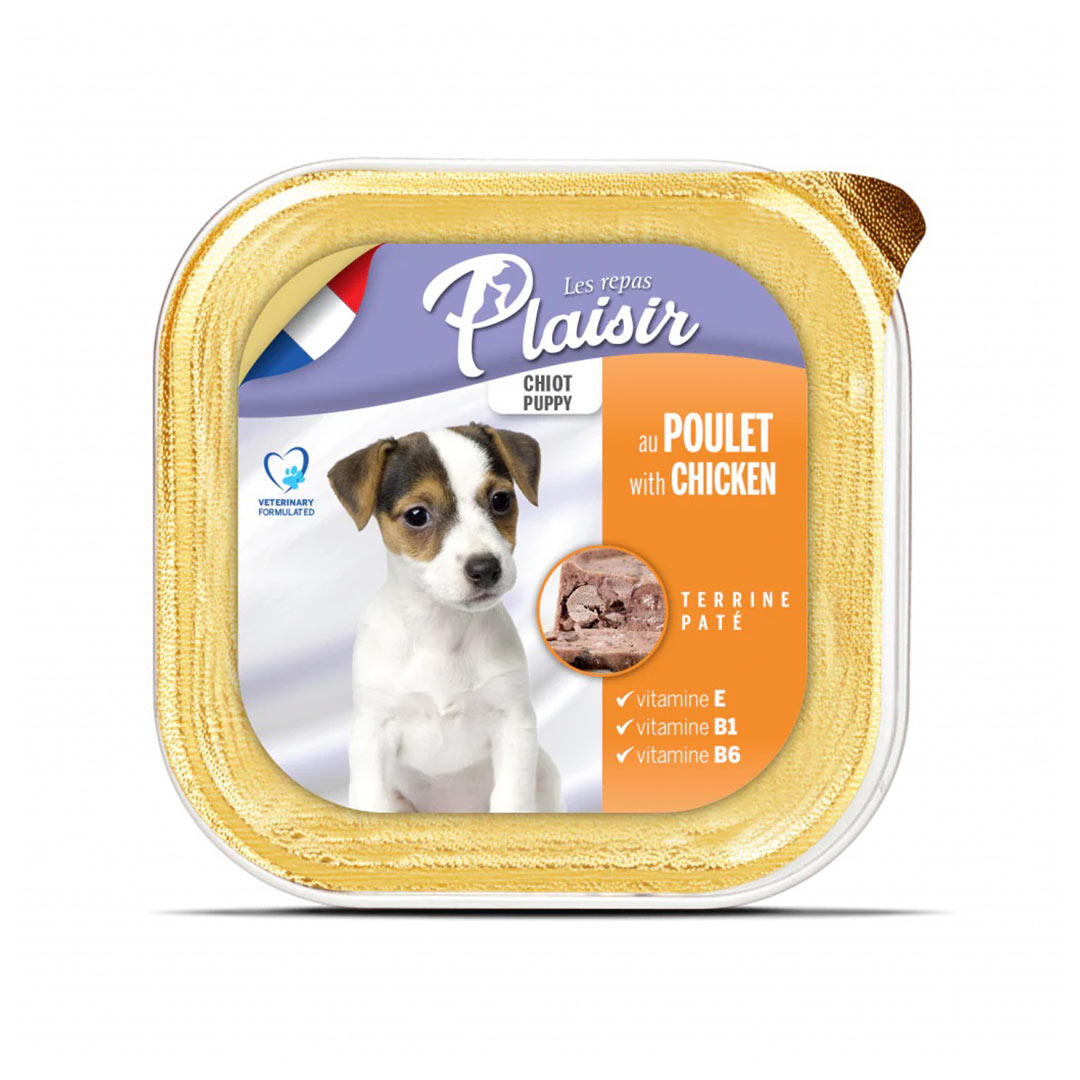 پاته مرغ پلیزیر خوراک کنسرو شده کوچولوی سگ 150 گرم