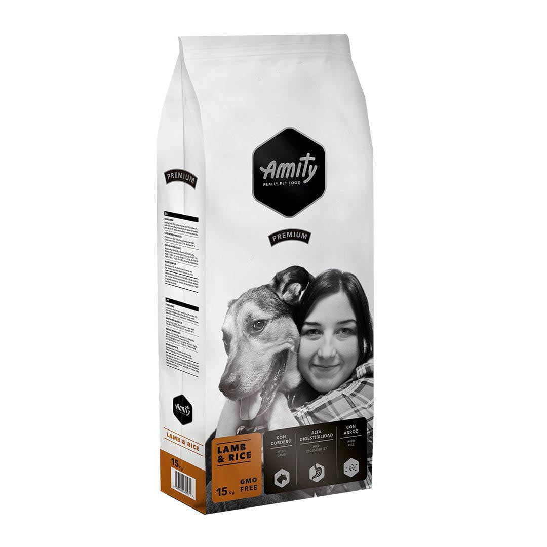 Amity Premium Kuzulu & Pirinçli Kuru Köpek Maması 15 Kg