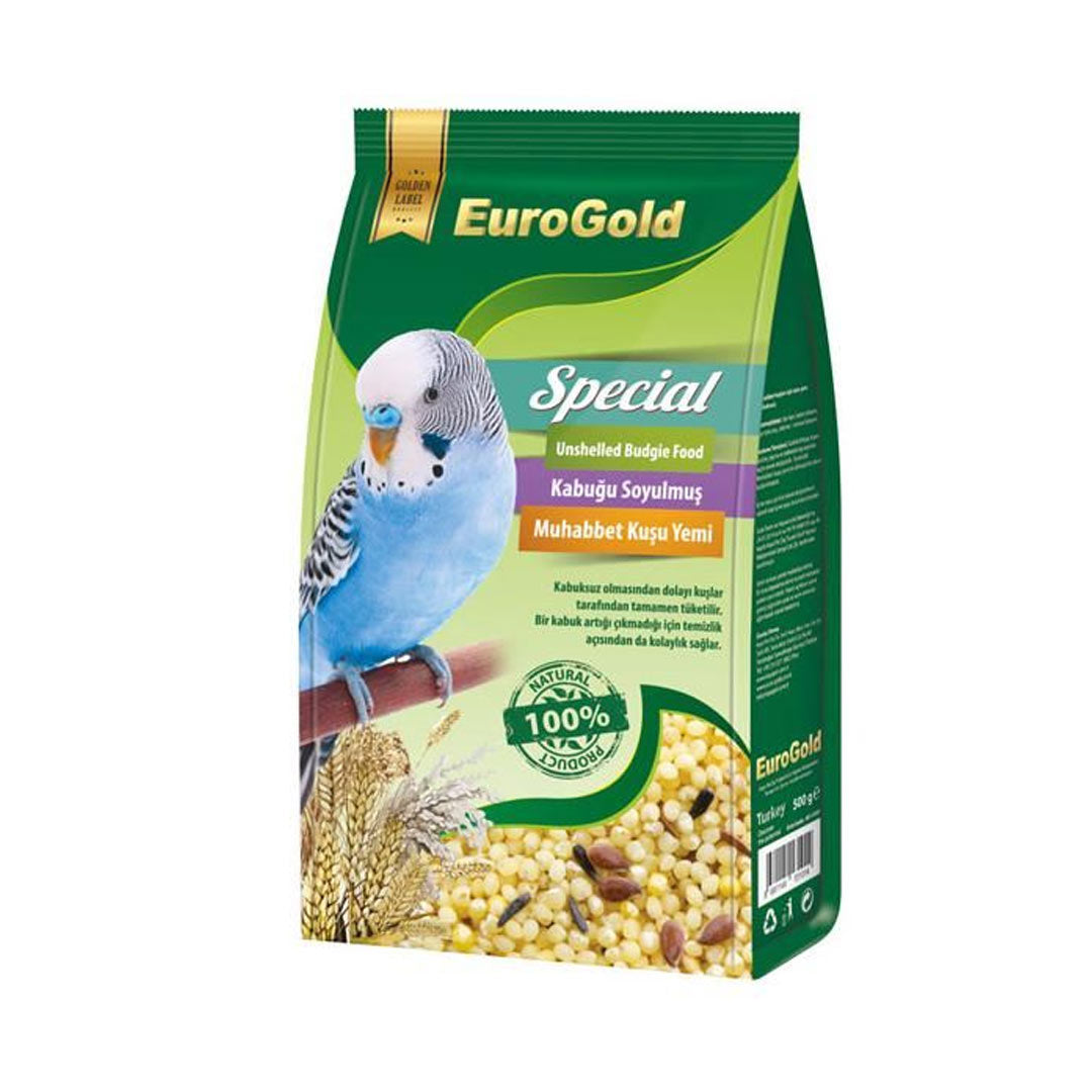 EuroGold Special Kabuksuz Muhabbet Kuşu Yemi 500gr