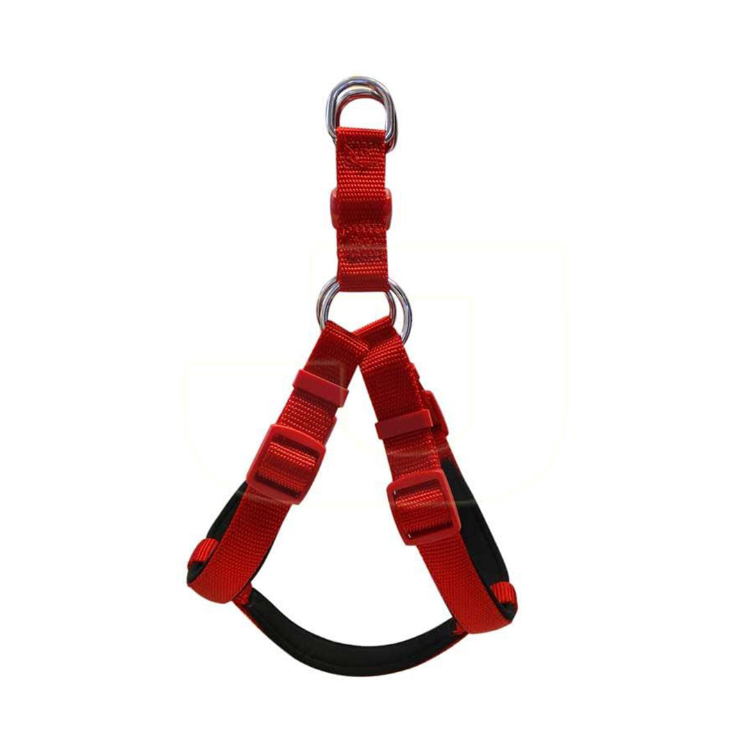 Doggie Comfort Ronin Red Colour Soft Textured XXL Dog Chest Harness