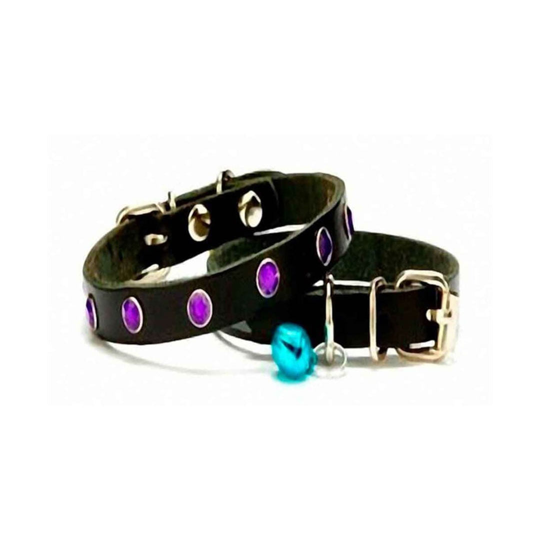 Doggie Evil Eye Beaded Black Cat and Puppy Leash 1.0*25 Cm