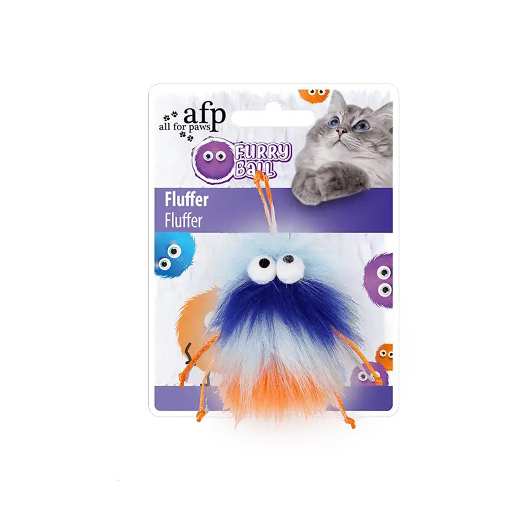 Afp Furry Ball Tüylü Renkli Catnipli Fare Kedi Oyuncağı 15x8x3,5 cm