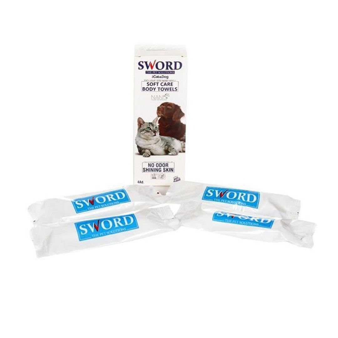 Sword Nano Soft Body Towels Vücut Havlusu 30x45 4 Lü