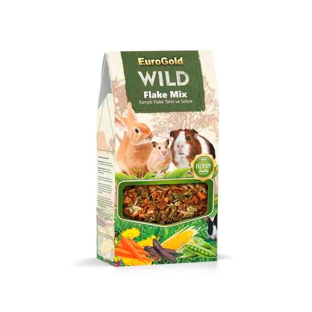 Eurogold Mixed Grain Vegetable Rabbit Hamster Food 120 gr