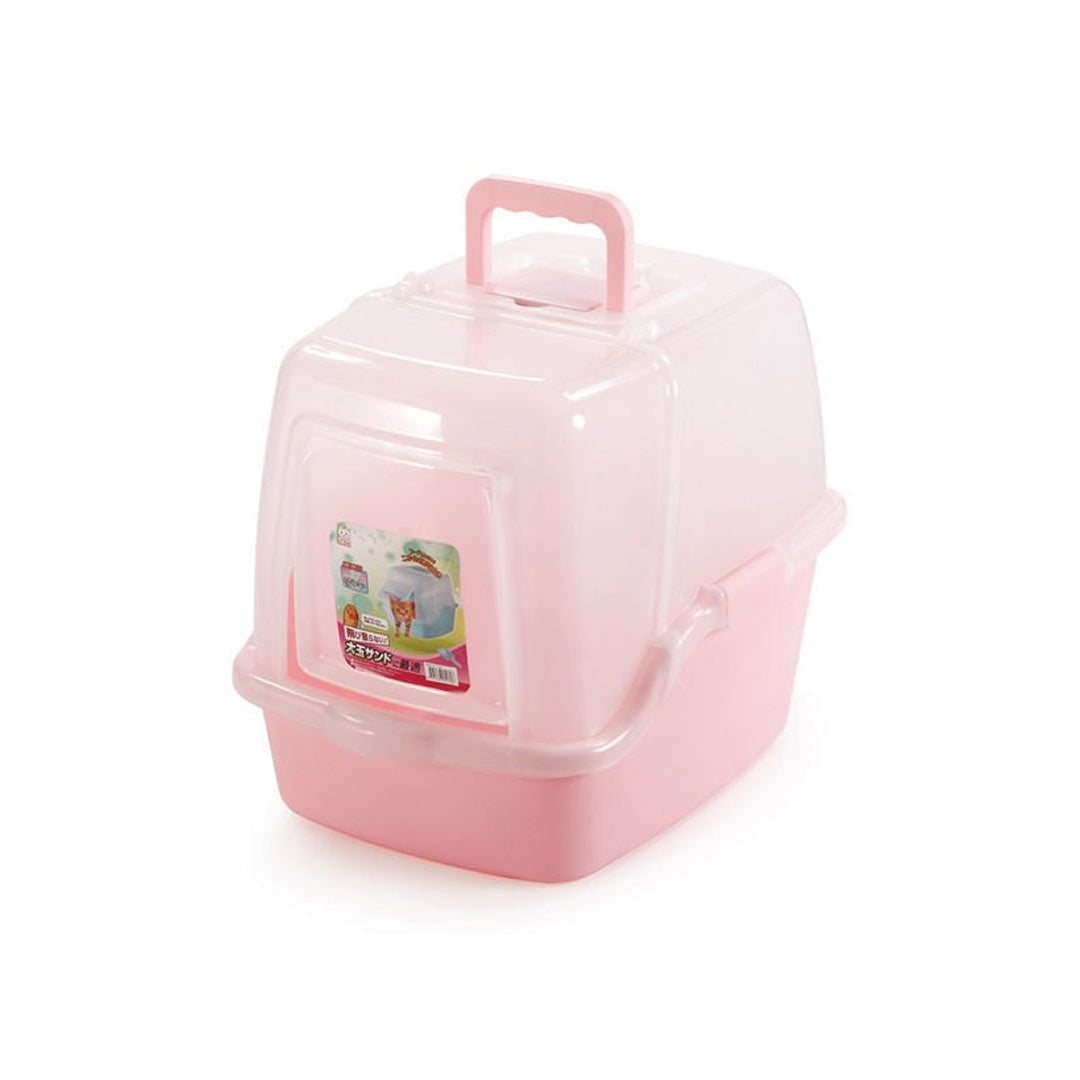 جعبه تشکیل شده از زنجیره طلای یورو، محدوده حیوانات خانگی فیلتر شده صندوق تصفیه شده صورتی گربه