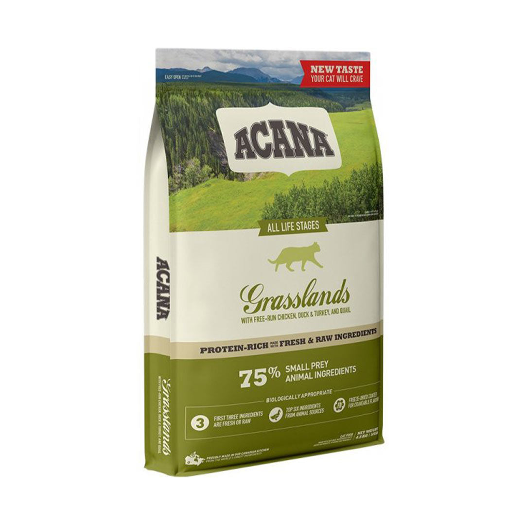Acana Grasslands Kümes Hayvanlı Tüm Irk ve Yaşam Evreleri için Kedi Maması 4,5kg