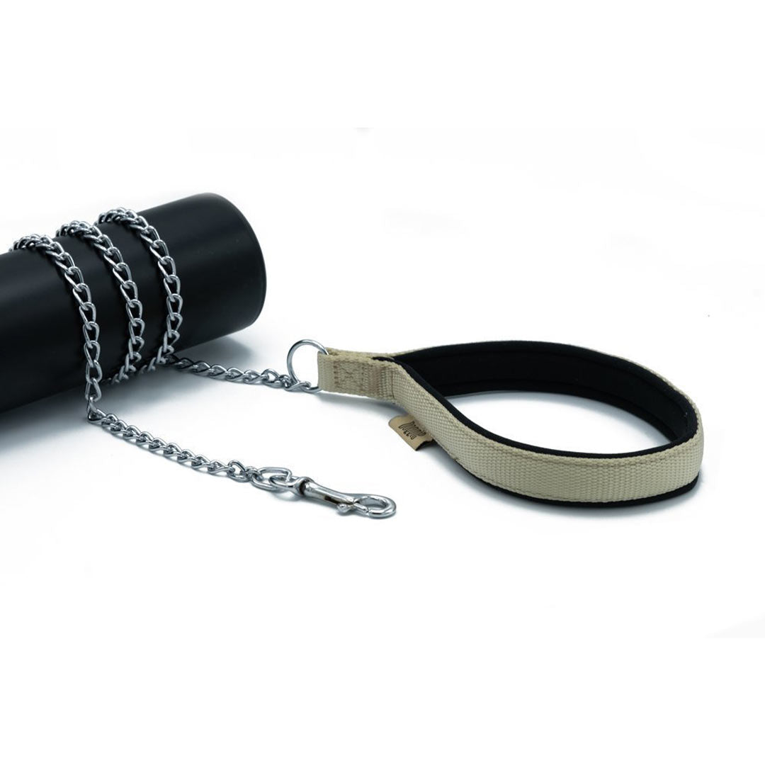 بند مسافرتی سگ خاکی زنجیر دست ساز غیر بافته راحت Doggie 2.5x110 سانتی متر