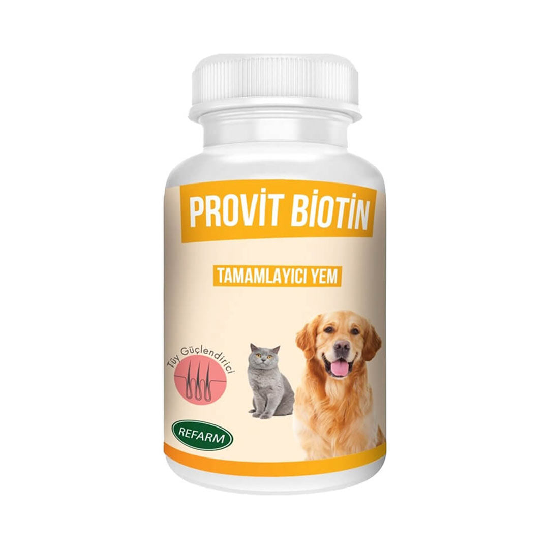 Profarm Provit Biotin Kedi ve Köpek Tüy Sağlığı Güçlendirici Vitamin Tozu 100gr