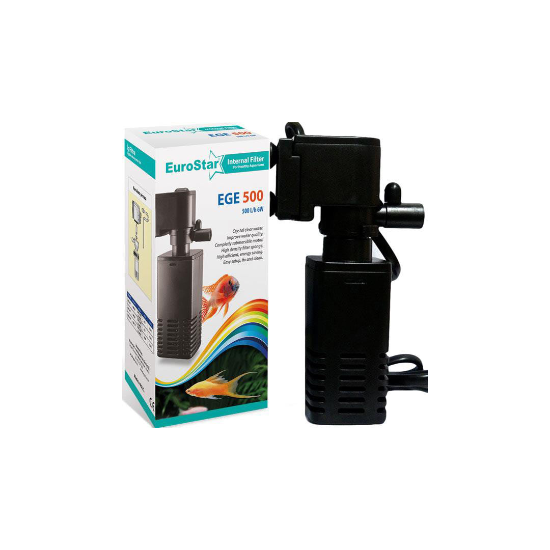 EuroStar Ege 500 Aquarium Internal Filter 500 Lt/H 6W