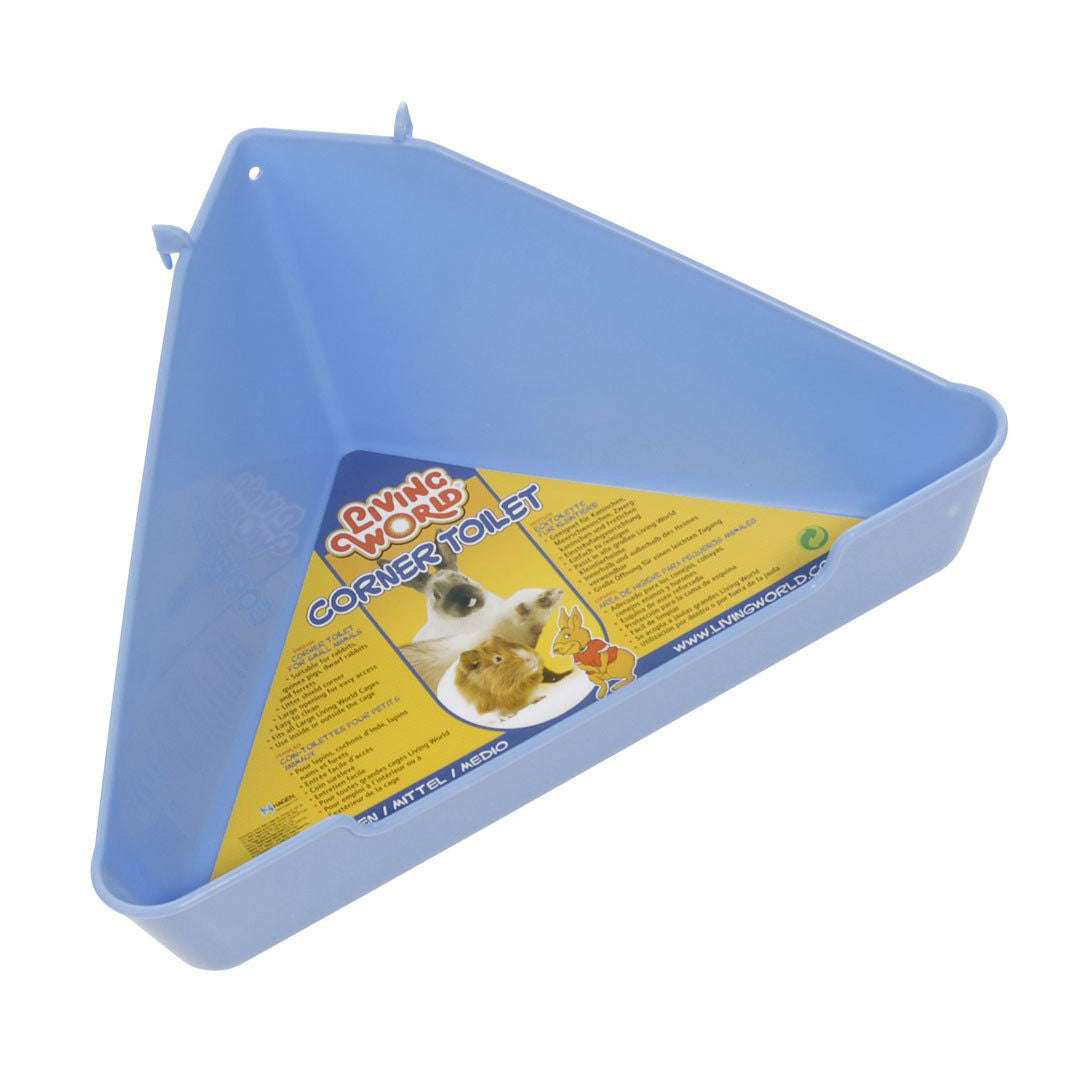 Living World Üçgen Mavi Kemirgen Tuvaleti