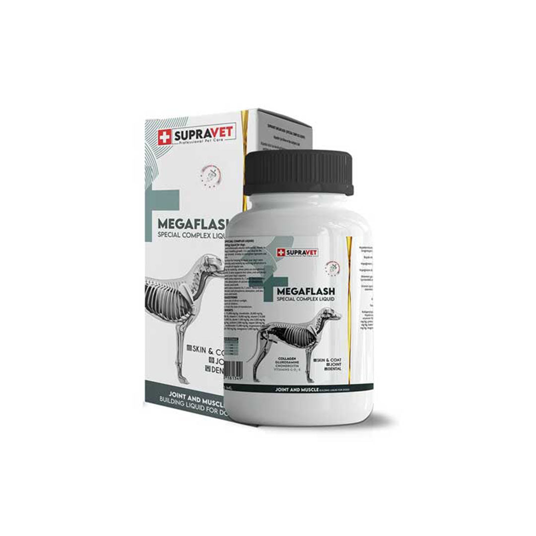 Supravet Joint and Muscle Enhancing Liquid Megaflash +XXL 500 ML for Dogs