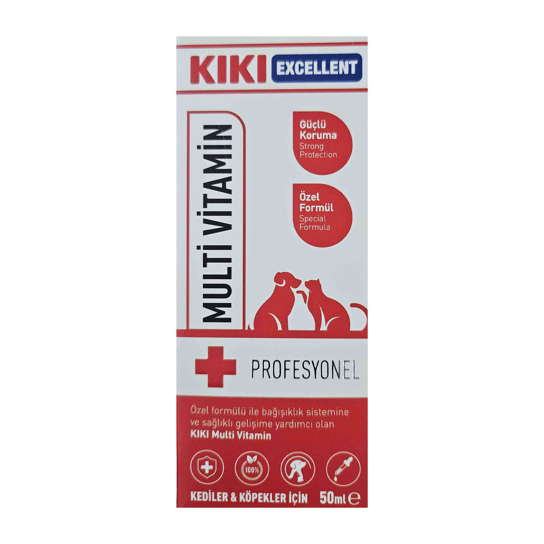 KIKI Excellent Kedi ve Köpek İçin Multi Vitamin Şurup 50ml