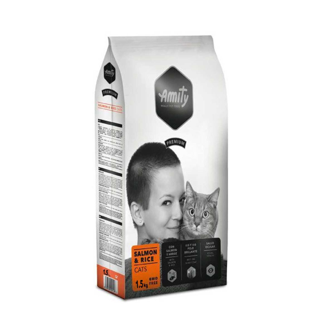 Amity Premium Somonlu Yetişkin Kedi Maması 1,5 Kg