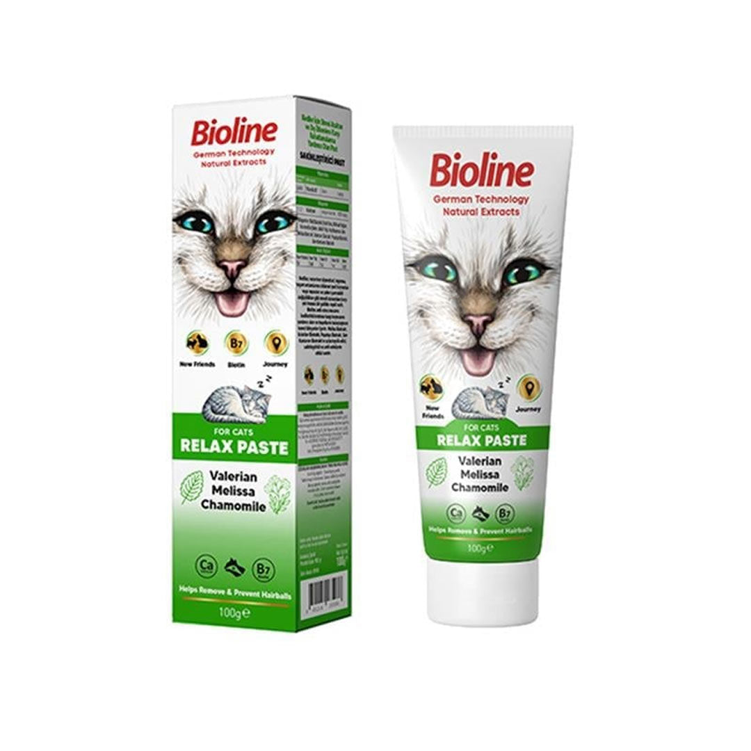 Bioline خمیر آرامش بخش ریلکس برای گربه 100 گرم
