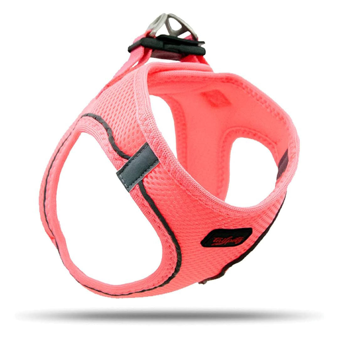 Tailpetz Air-Mesh Neon Pembe Köpek Göğüs Tasması 3XS