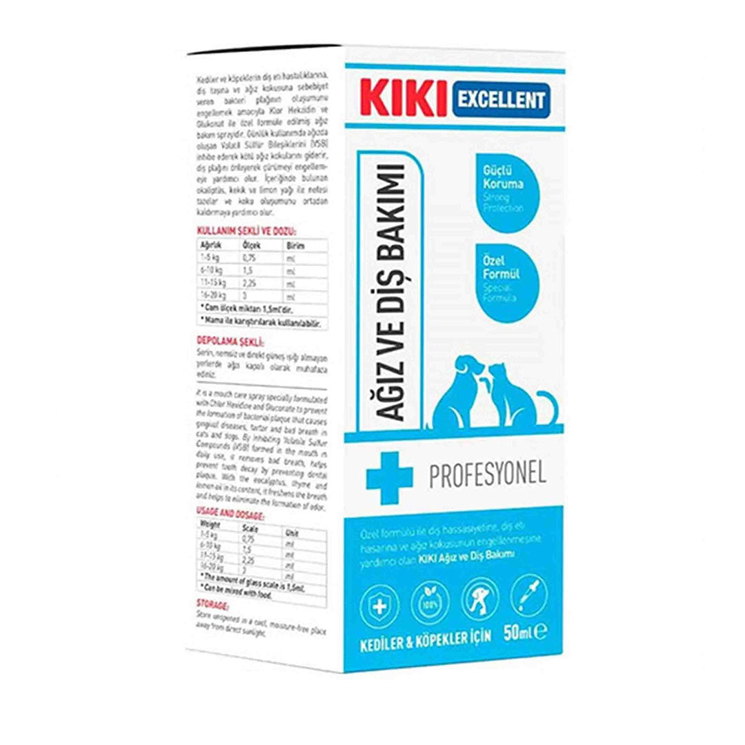 KIKI Excellent Kedi ve Köpek İçin Ağız ve Diş Bakımı 50ml