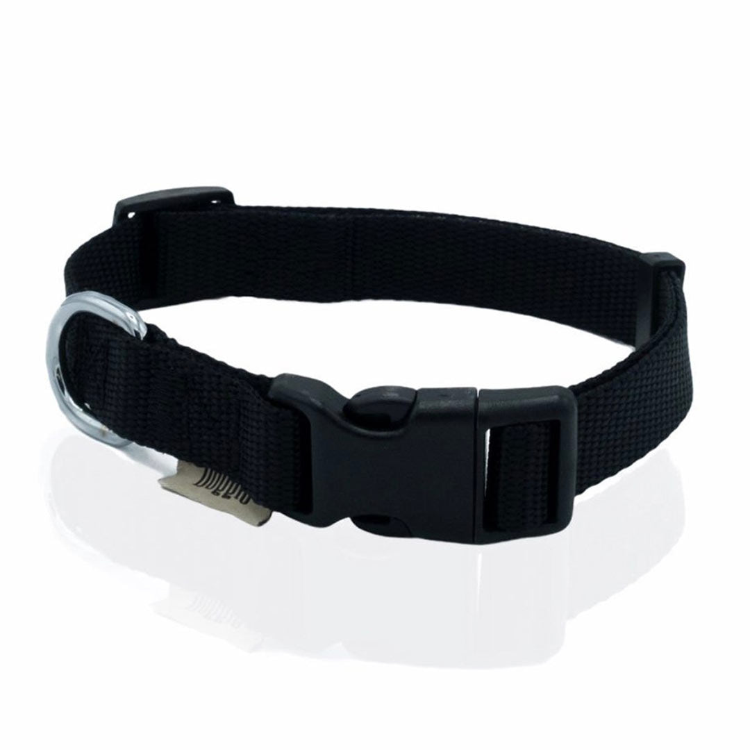 Doggie Ayarlanabilir Özellikli Dokumadan El Yapımı Siyah Köpek Boyun Tasması 2x30-45cm