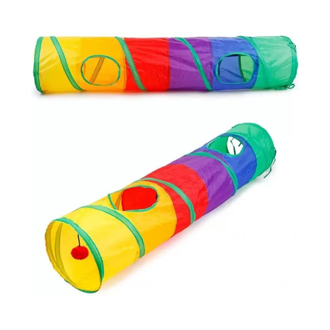 Petpretty Renkli Kedi Oyun Tüneli 120 Cm