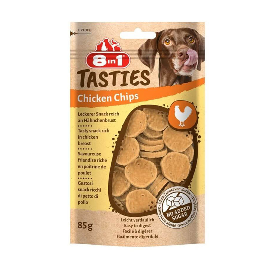 8 in 1 Tasties Tavuk Cipsi Köpek Ödülü 85 Gr