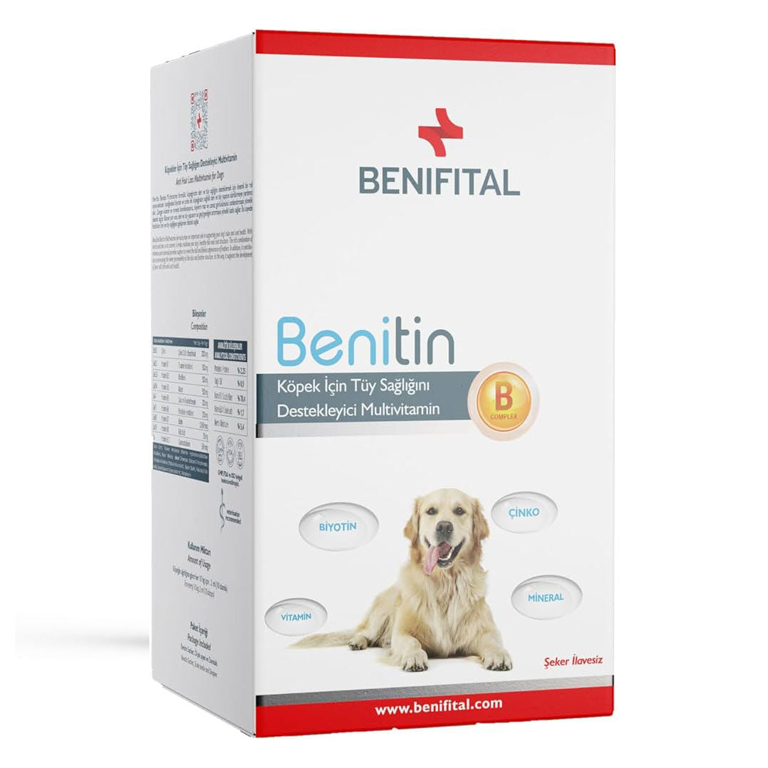 Benifital Benitin Köpekler İçin Tüy Sağlığı Destekleyici Multivitamin Süspansiyon