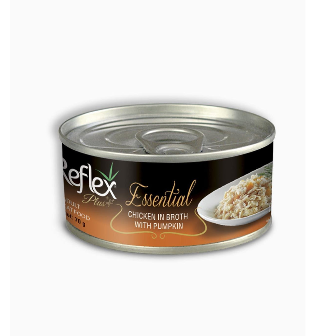 Reflex Plus Essential Tavuklu ve Balkabaklı Yetişkin Kedi Konservesi 70gr