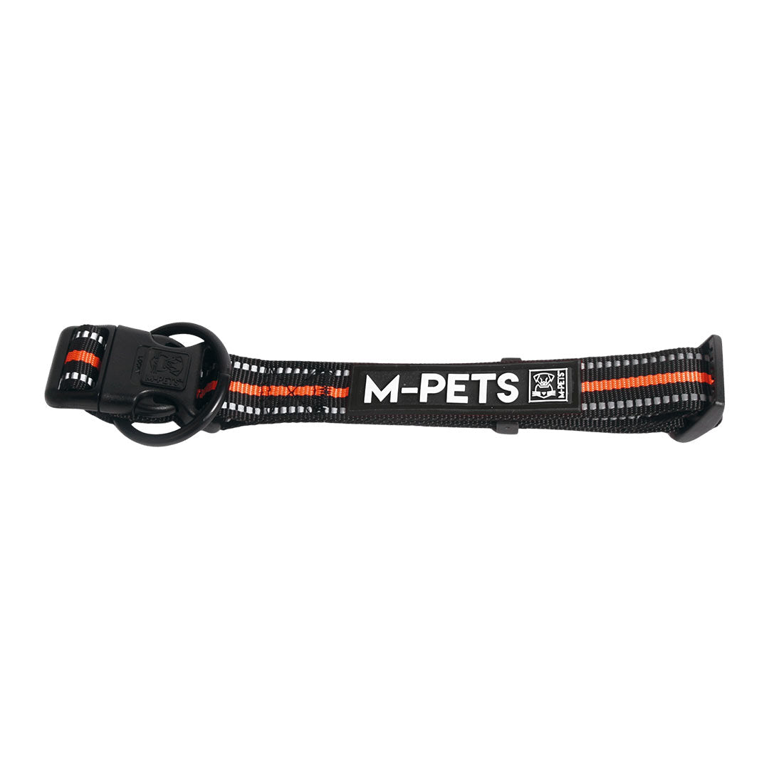 M-Pets Hiking Reflektörlü Siyah Köpek Boyun Tasması XL