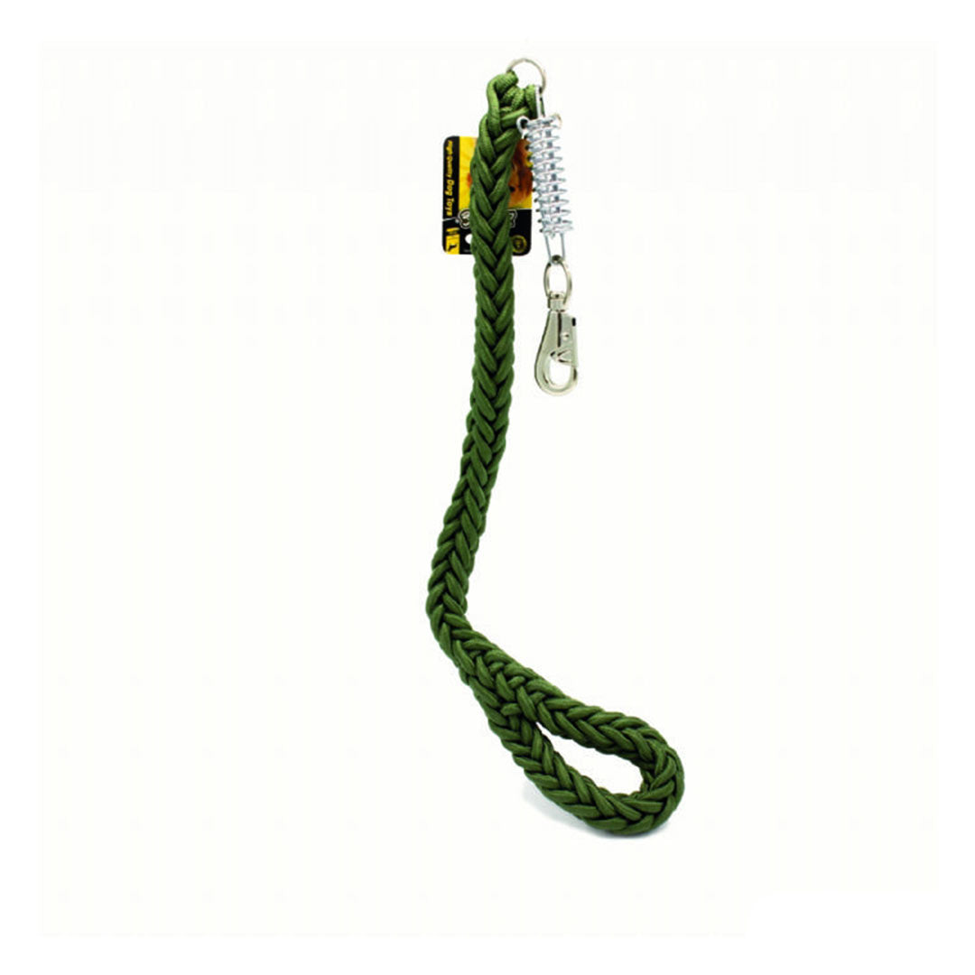 Doglife سميك مضفر بربط الكلب مع الربيع 80 سم