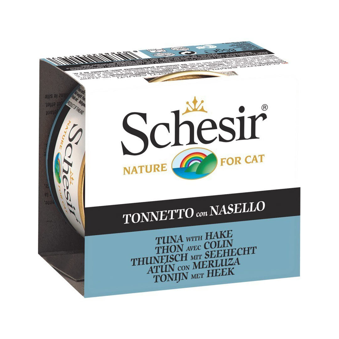 غذای خشک گربه مرطوب ماهی تونا و ماهی حکی 85 گرم