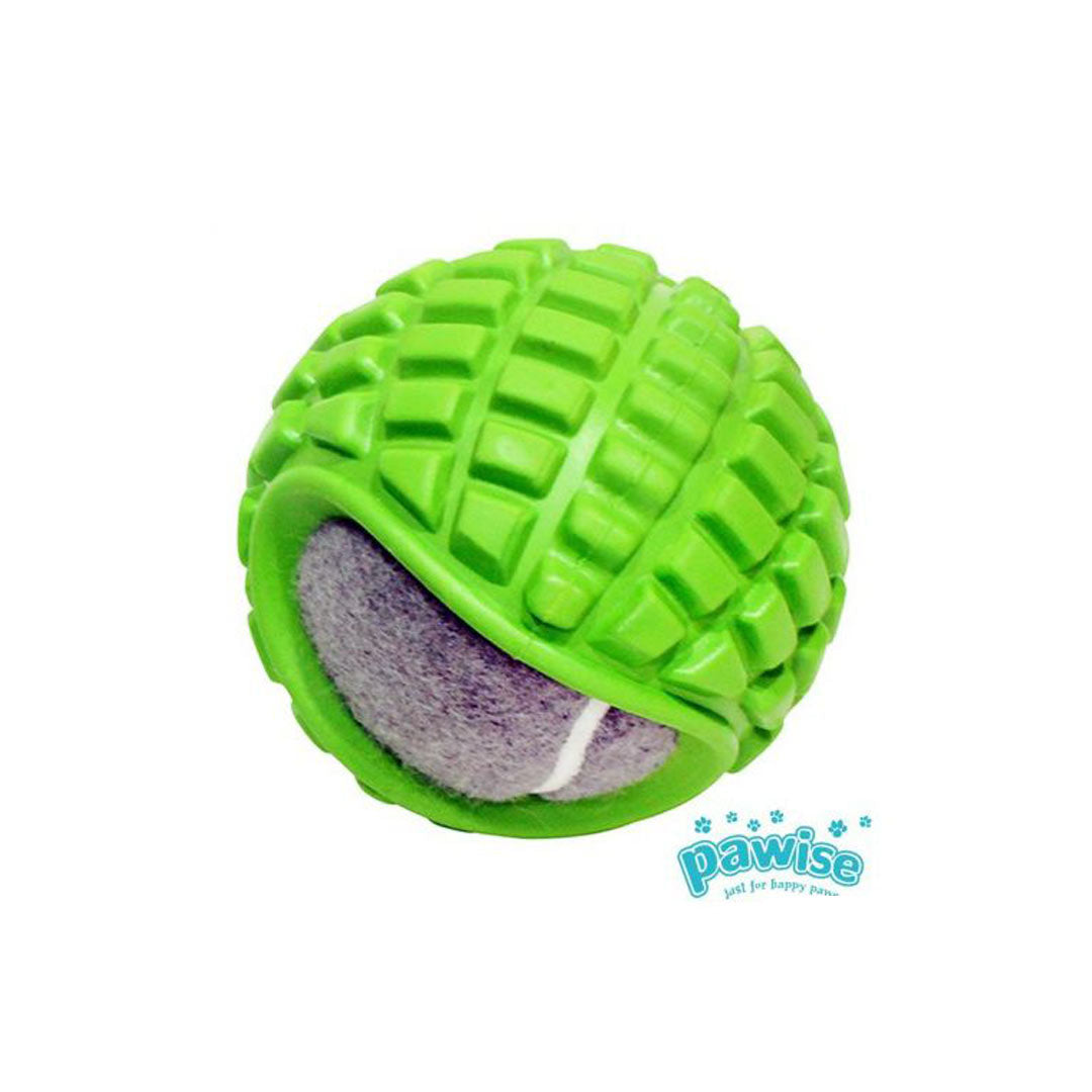 Pawise Termoplastik Kauçuk Kaplamalı Tenis Topu Köpek Oyuncak 7.5cm
