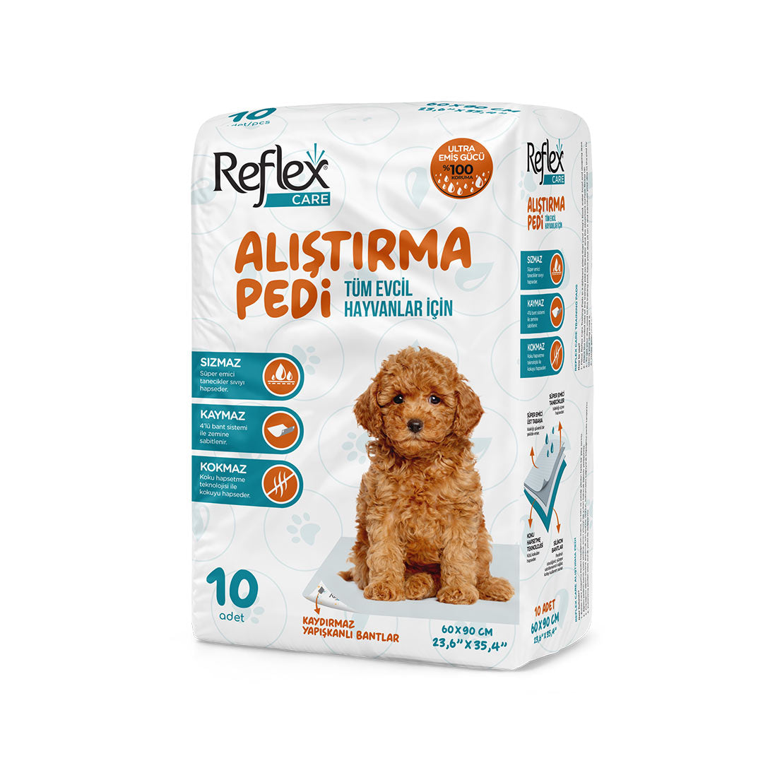 Reflex Care Kaydırmaz Köpek Alıştırma Pedi 60x90cm 10'li