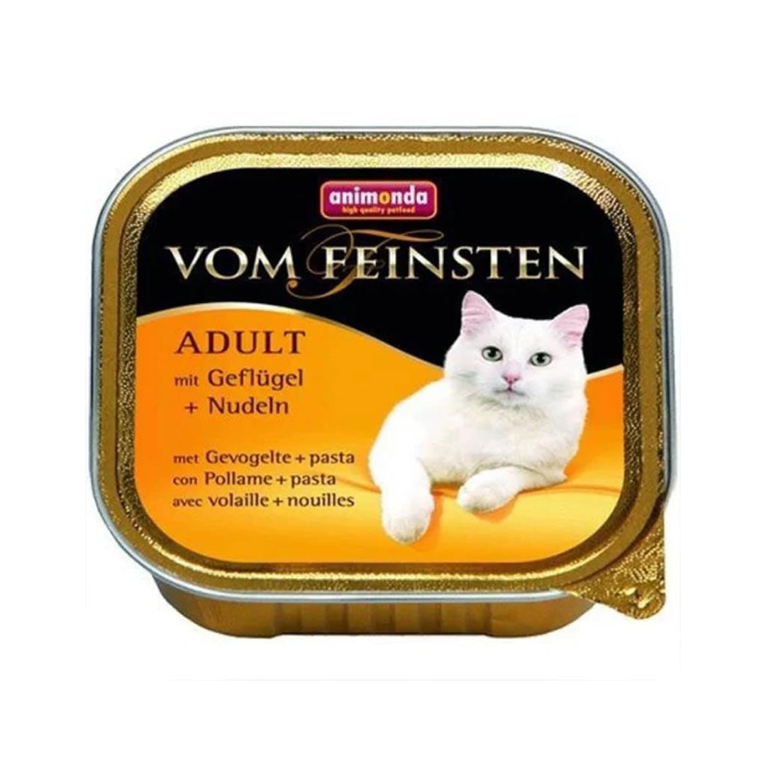 Animonda Vom Feinsten Poultry and Pasta Adult Cat Wet Food 100g