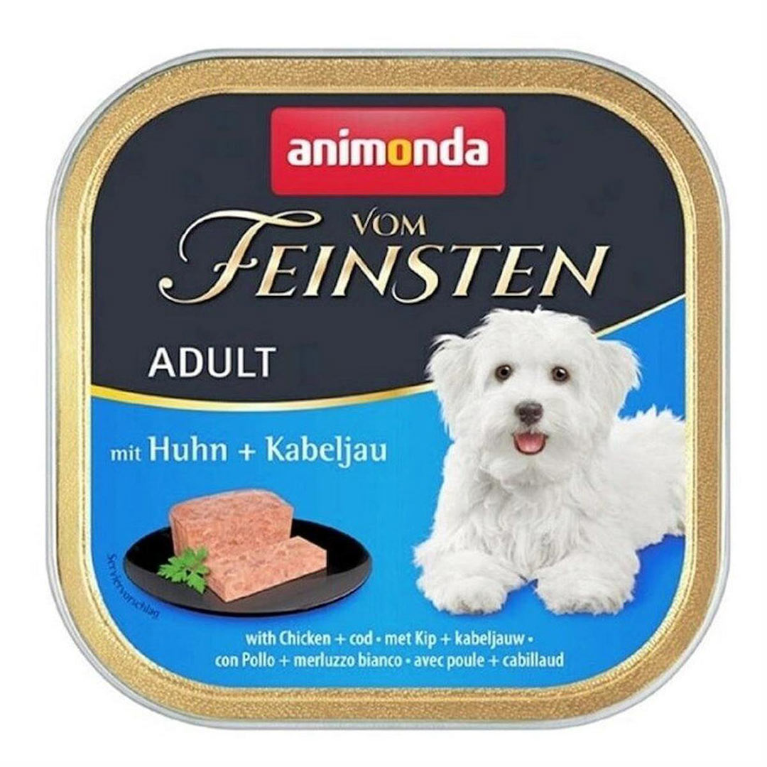 Animonda Vom Feinsten Adult Kuzu Etli ve Tahıllı Yetişkin Köpek Konservesi 150gr
