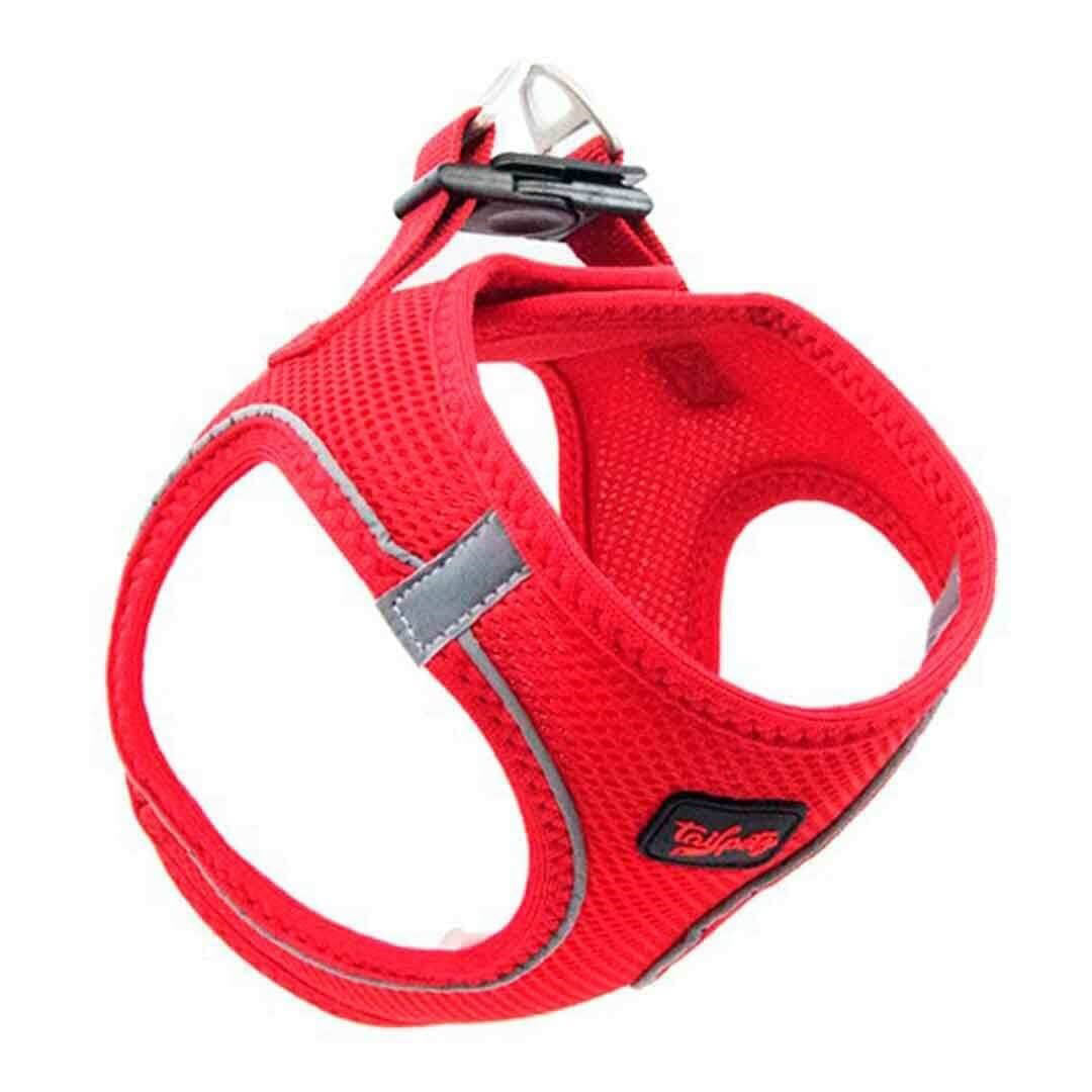 Tailpetz Air-Mesh Kırmızı Köpek Göğüs Tasması L