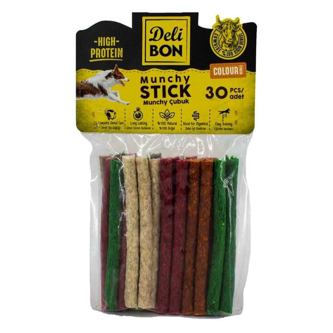 DeliBon Munchy Çubuk Karışık Kalın Köpek Ödülü 30 Adet