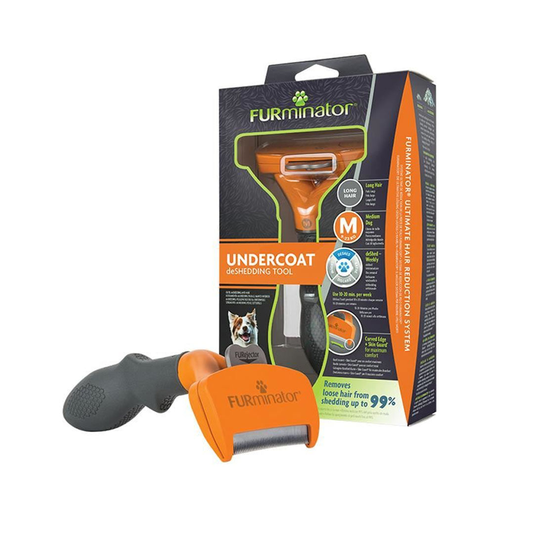 مشط فورميناتور للكلاب ذات الشعر الطويل متوسط