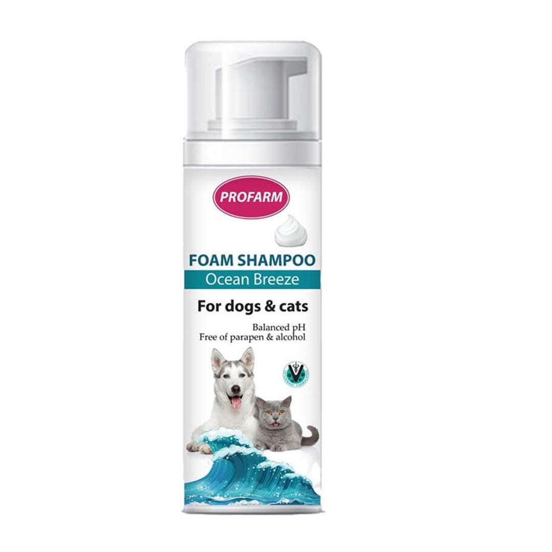 Profarm Okyanus Esintili Temizleme Köpüğü Kedi ve Köpek Şampuani 150 ml