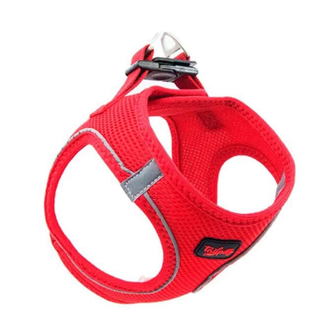Tailpetz Air Mesh Harness Kırmızı Köpek Göğüs Tasması XS