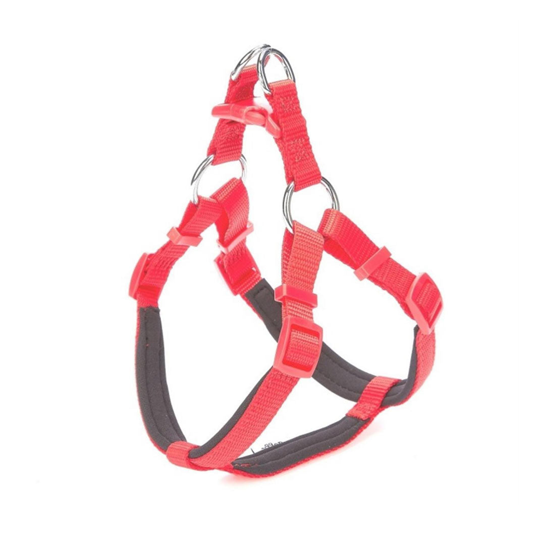 Doggie Handmade Ronin Model Red Dog Chest Harness in Comfortable Weaving XS 1.5x35-40 Cm