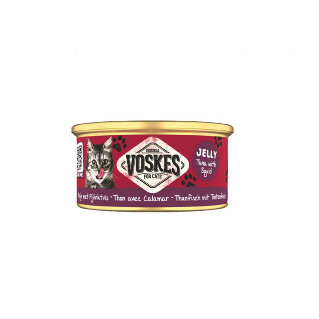 Voskes Can With Tuna and Squid For Cat 85gr