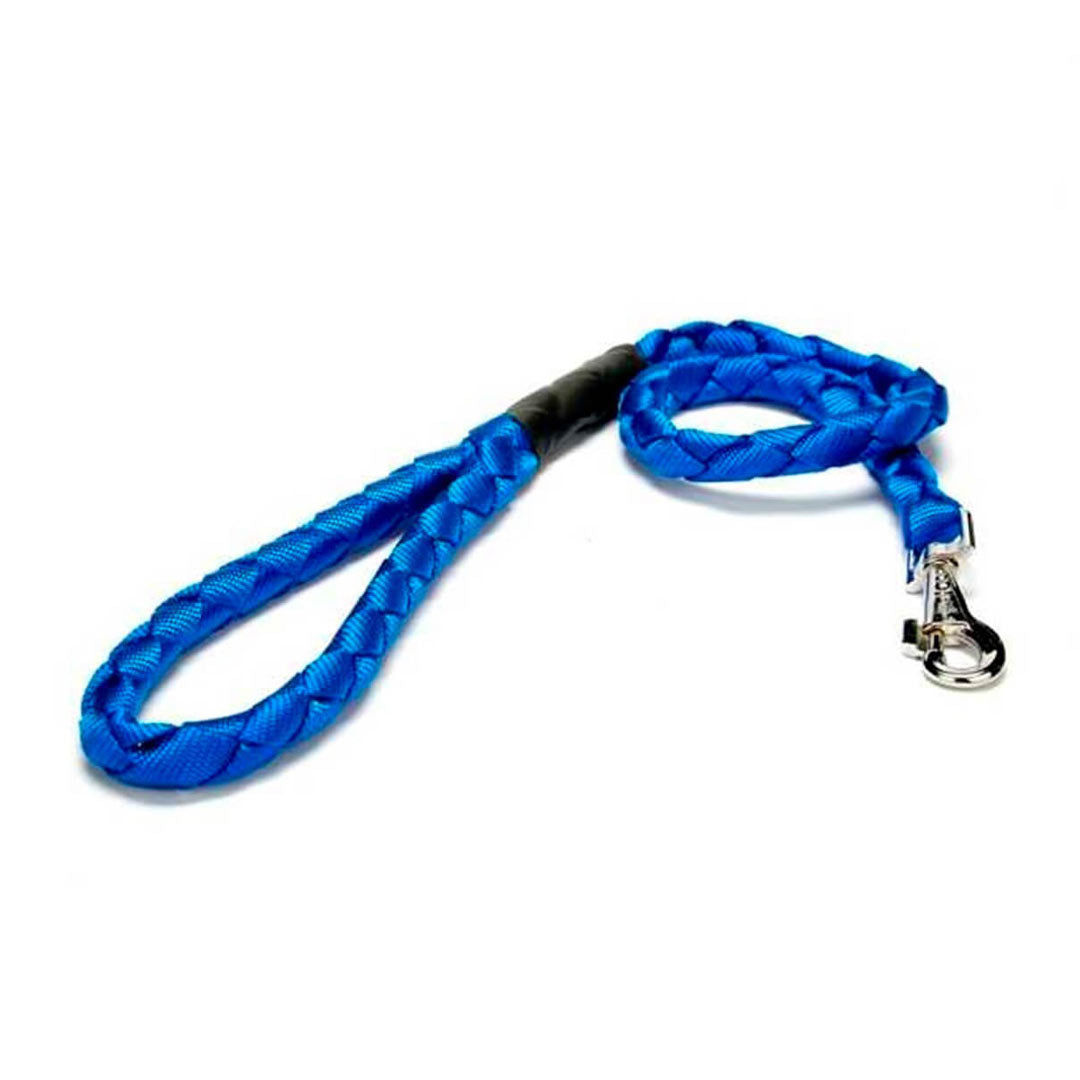 Doggie Handmade Braided Blue Dog Leash 2x120cm