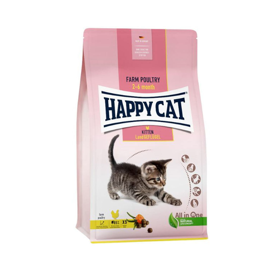 Happy Cat Junior Poultry-based Kitten Food 4 Kg